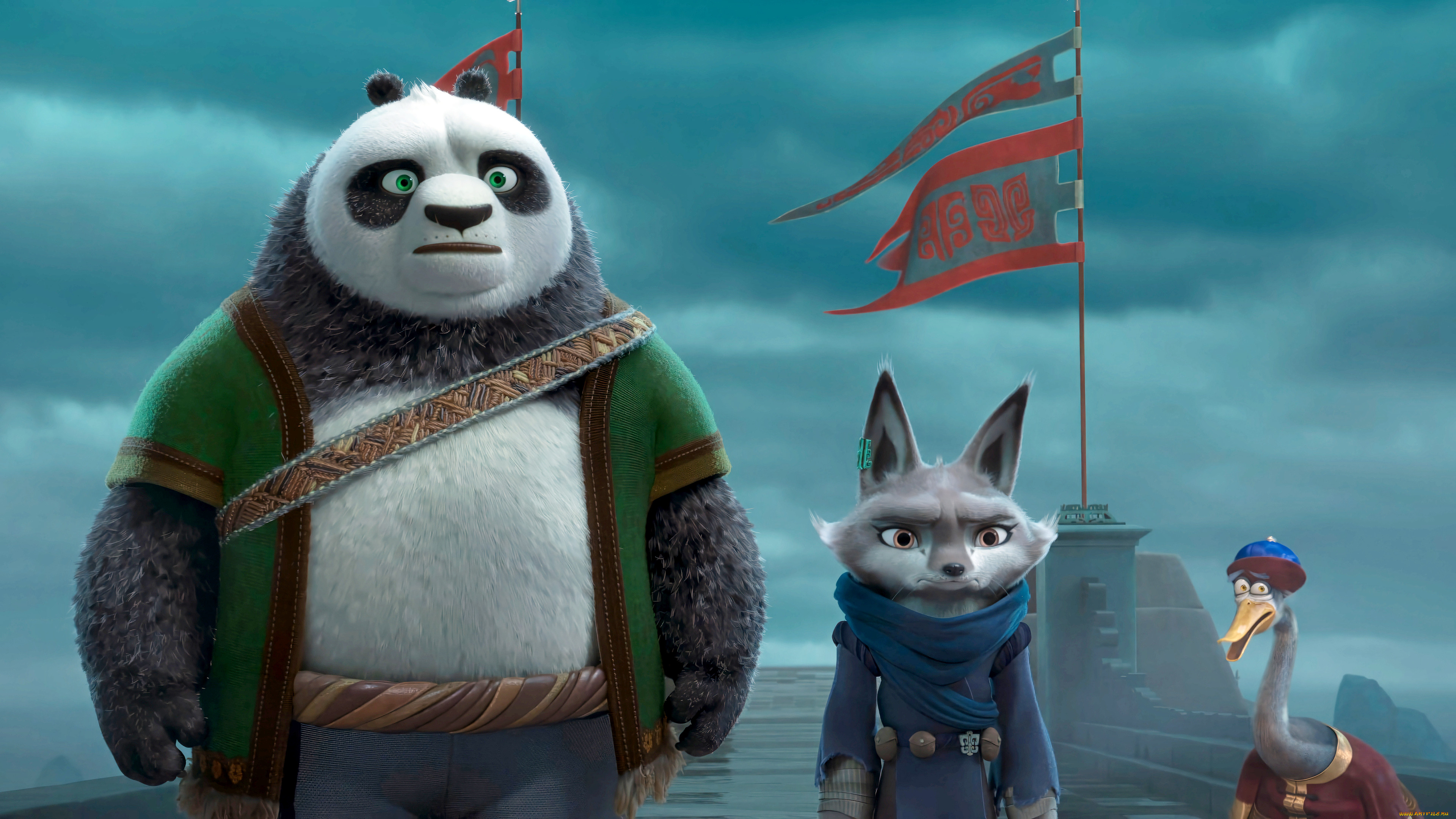 Обои Kung Fu Panda 4 [ 2024 ] Мультфильмы Kung Fu Panda 4, обои для  рабочего стола, фотографии kung fu panda 4 , 2024 , мультфильмы, kung fu  panda 4, li, zhen,